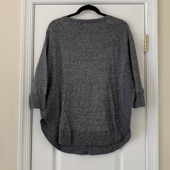 Style & Co Black Marled Sweater - Picture 3 of 4